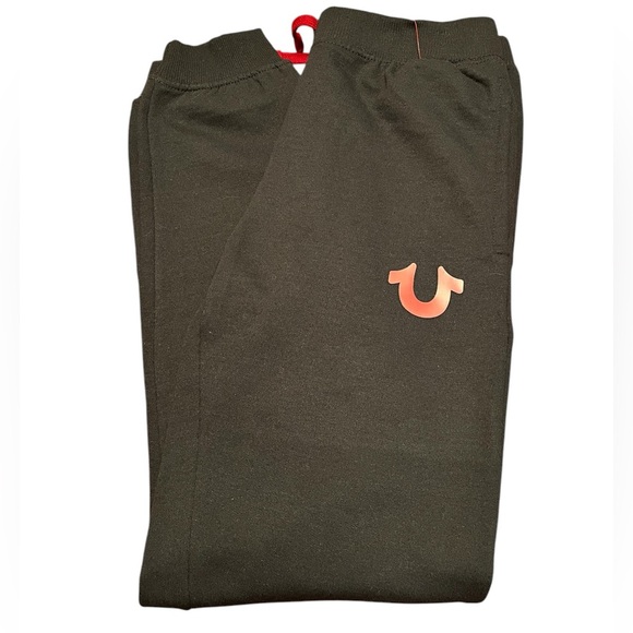 True Religion Black Sweat Pants/ Joggers Size L - Picture 3 of 7